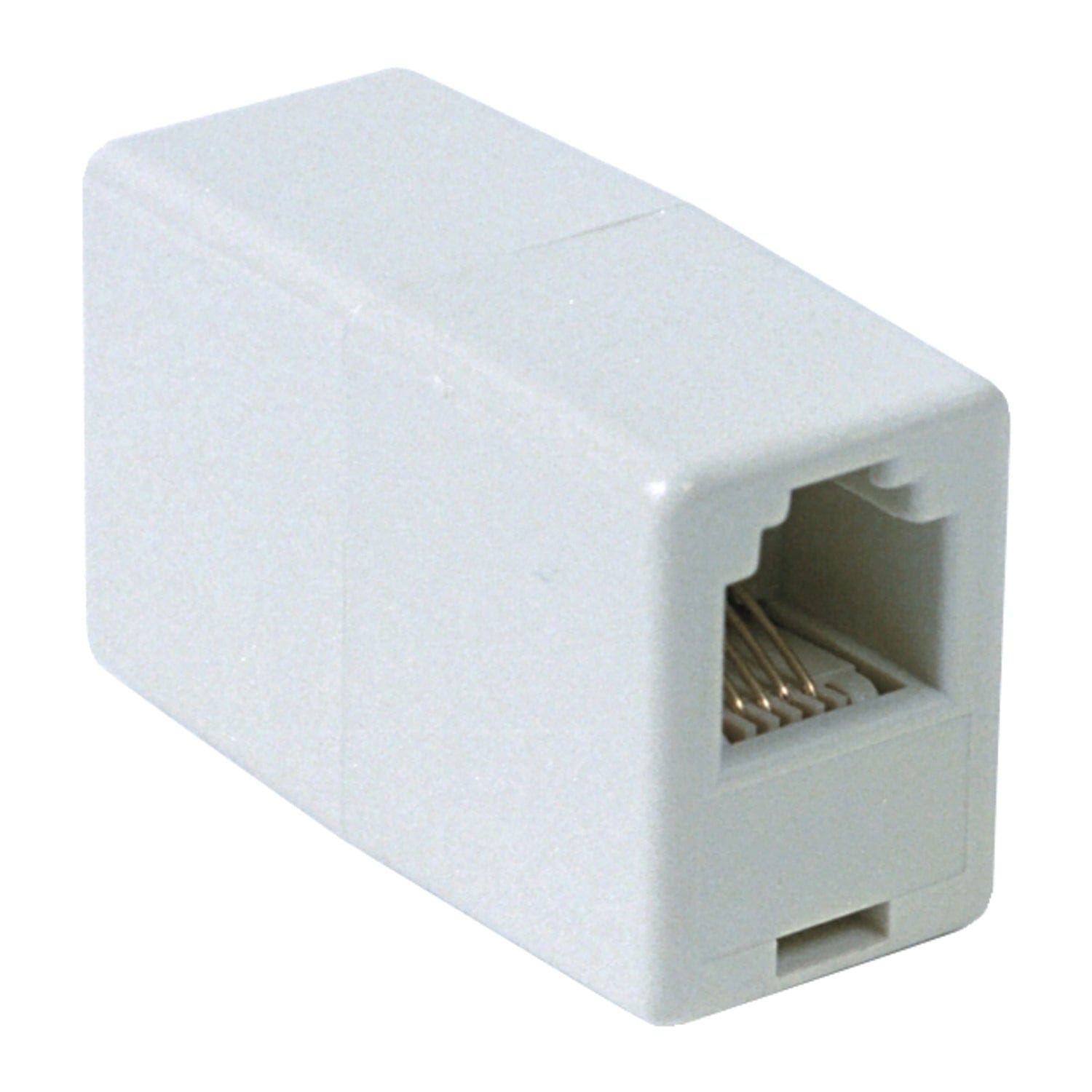 RCA In-Line Phone Cord Coupler, White