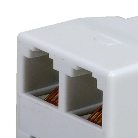 RCA TP270WHR Modular In-Line Phone Splitter, White