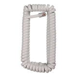 RCA Standard Handset Coil Cord, 12 Ft., White