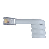 RCA Standard Handset Coil Cord, 12 Ft., White