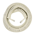 RCA Standard Handset Coil Cord, 25 Ft., Almond