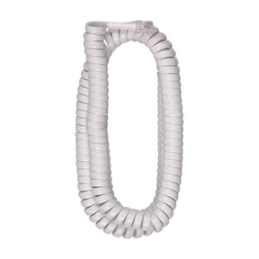 RCA Standard Handset Coil Cord, 25 Ft., White