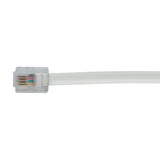 RCA Rounded Phone Line Cord, 50 Ft., White