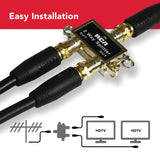RCA Coaxial Splitter, 2-Way