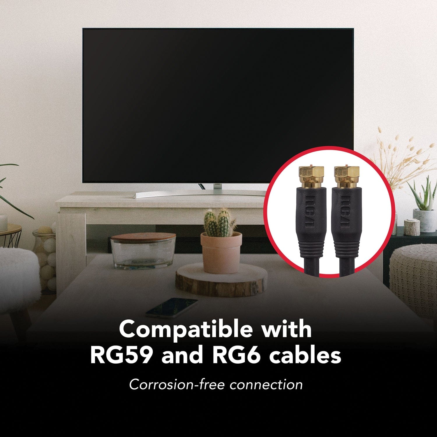 RCA Coaxial Splitter, 2-Way
