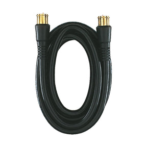 RCA RG6 Coaxial Cable with F-Connectors, 6 Ft., Black
