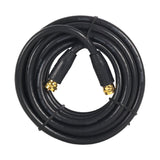 RCA RG6 Coaxial Cable with F-Connectors, 12 Ft., Black