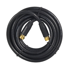 RCA RG6 Coaxial Cable with F-Connectors, 12 Ft., Black