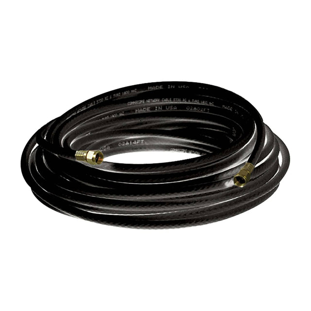 RCA RG6 Coaxial Cable with F-Connectors, 100 Ft., Black