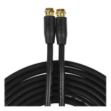 RCA RG6 Coaxial Cable with F-Connectors, 50 Ft., Black