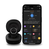 RingConn Gen 2 Ultra-Thin Smart Ring with Sleep Apnea Monitoring and Health Tracking, Size 13, Matte Black