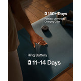 RingConn Gen 3 Smart Ring with Vascular Health Insights, Vibration Alerts, Sleep Apnea Monitoring, Charging Case, Size 13, Royal Gold