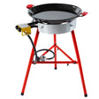 Ringg Outdoor Chef Series Compact Kit with Paella Pan, Dual Gas Burners, and Stand for 12 Servings