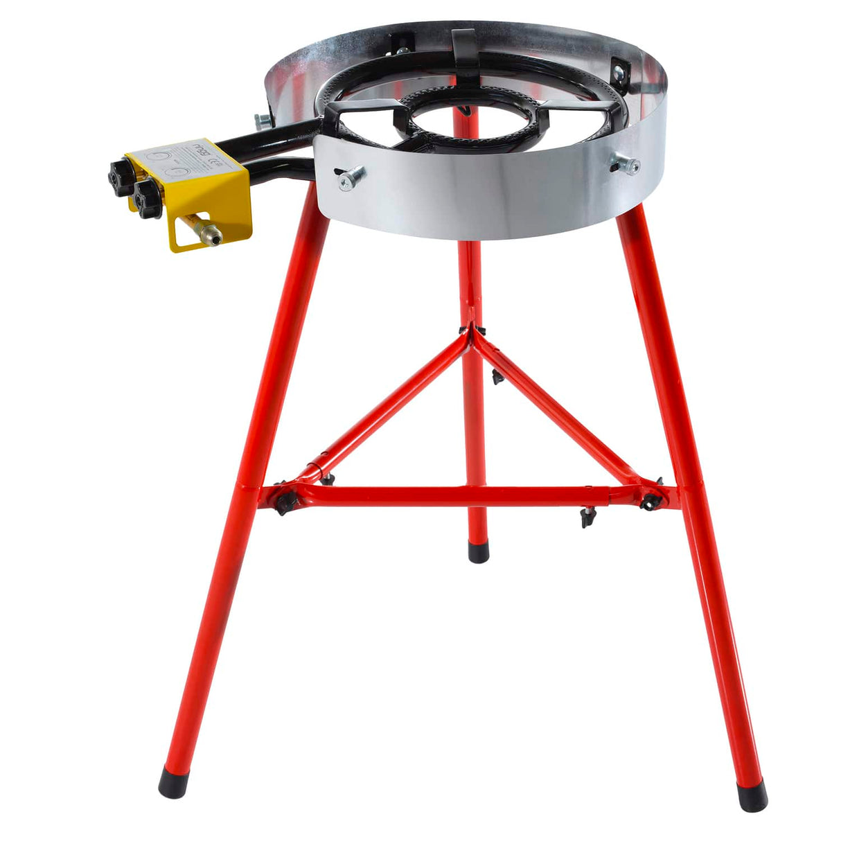 Ringg Outdoor Chef Series Compact Kit with Paella Pan, Dual Gas Burners, and Stand for 12 Servings