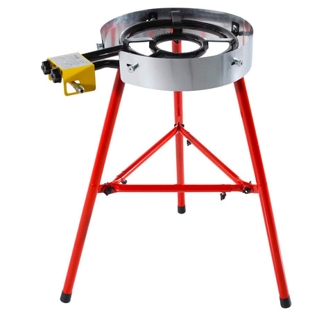 Ringg Outdoor Chef Series Compact Kit with Paella Pan, Dual Gas Burners, and Stand for 12 Servings