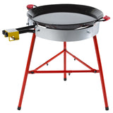 Ringg Outdoor Chef Series Pro Kit with Paella Pan, Dual Gas Burners, and Stand for 20 Servings
