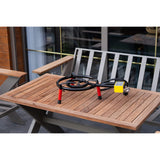 Ringg Outdoor Flame Series Classic Kit with 16-In. Dual-Ringed Gas Burner and 5-In. Tabletop Stand for 16 Servings