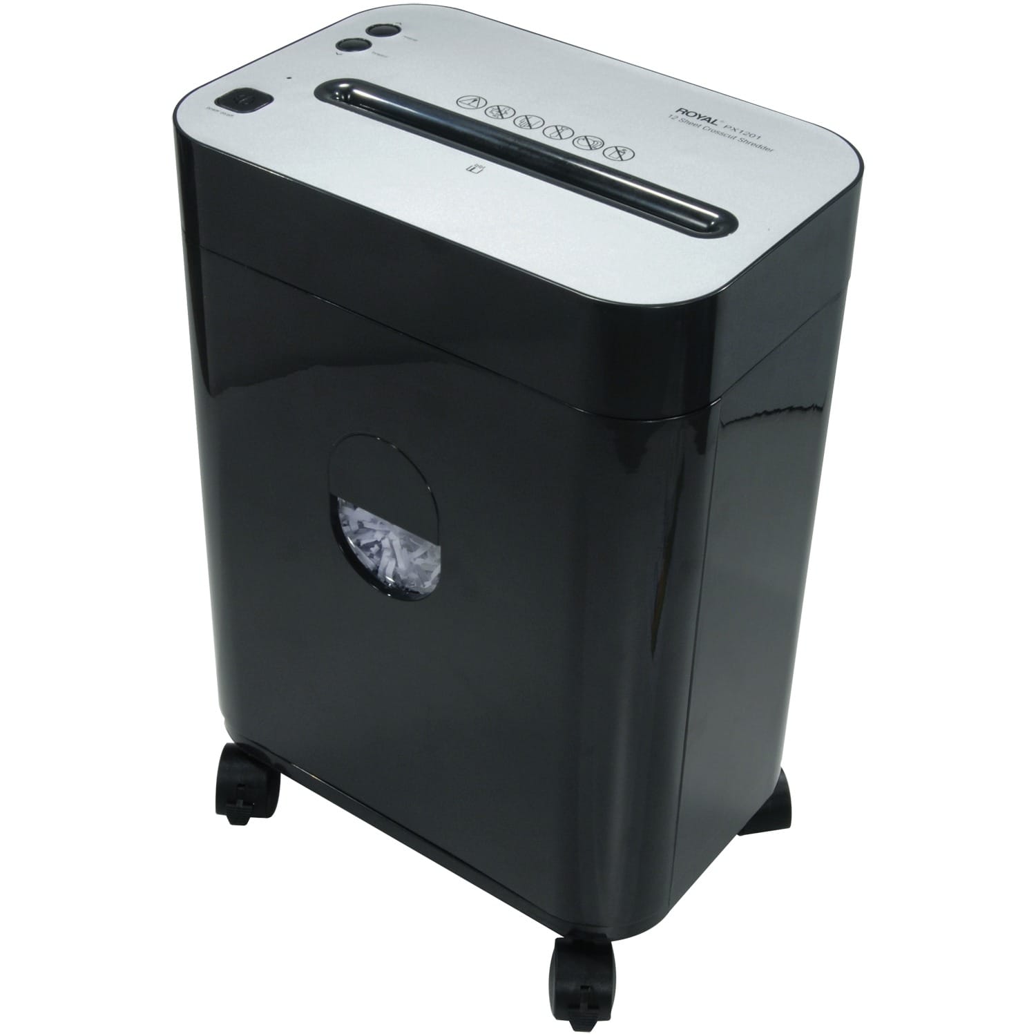 Royal PX1201 12-Sheet Crosscut Shredder with Basket
