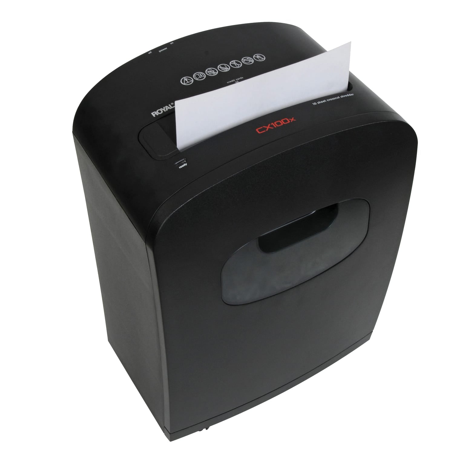 Royal CX100x 10-Sheet Crosscut Shredder with Basket