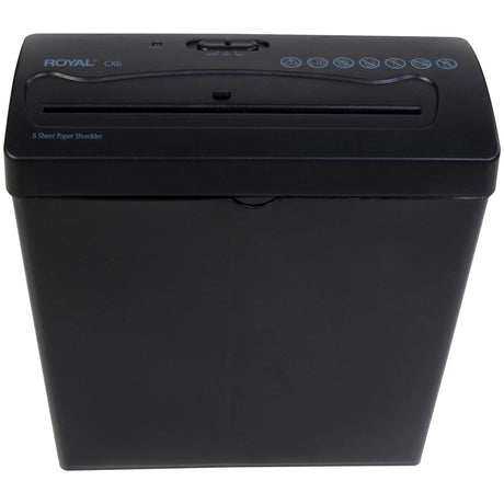 Royal CX6 6-Sheet Crosscut Shredder with Basket