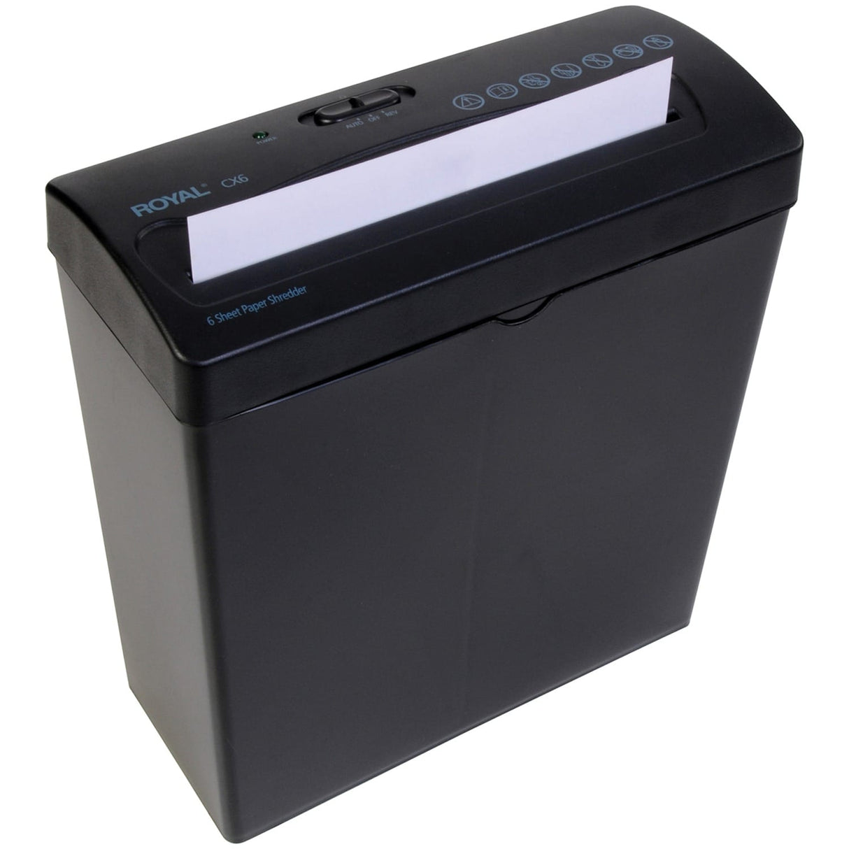 Royal CX6 6-Sheet Crosscut Shredder with Basket