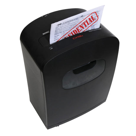 Royal 112MX 12-Sheet Crosscut Shredder with Basket