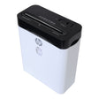 HP LC8 8-Sheet Crosscut Manual-Feed Paper Shredder with Basket, White, 91011B