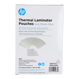 HP Thermal Laminating Pouches for 4x6 Photos, 4.25 In. x 6.25 In., 50-Case Pack
