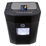 HP AF890 80-Sheet Microcut Paper Shredder with 3.8-Gallon Bin, Auto Feed 80/Manual Feed 9, Also Shreds Credit Cards and Staples