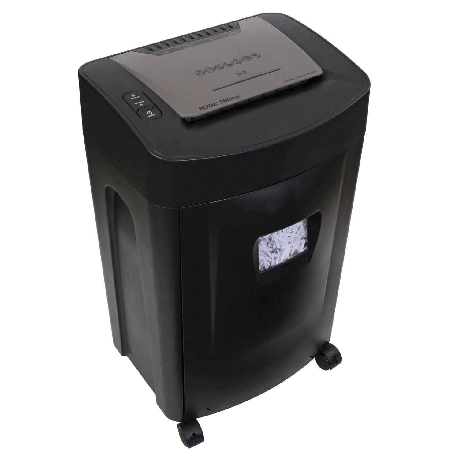 Royal 260MX 20-Sheet Crosscut Paper Shredder with Basket