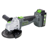 Genesis G20Max 20-Volt Cordless 4-1/2 In. Angle Grinder with 5/8-In. UNC Spindle, 2-Position Handle, Lock-on Switch, Wrench, 2.0-Ah Battery, Charger