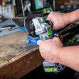 Genesis G20Max 20-Volt Cordless 4-1/2 In. Angle Grinder with 5/8-In. UNC Spindle, 2-Position Handle, Lock-on Switch, Wrench, 2.0-Ah Battery, Charger