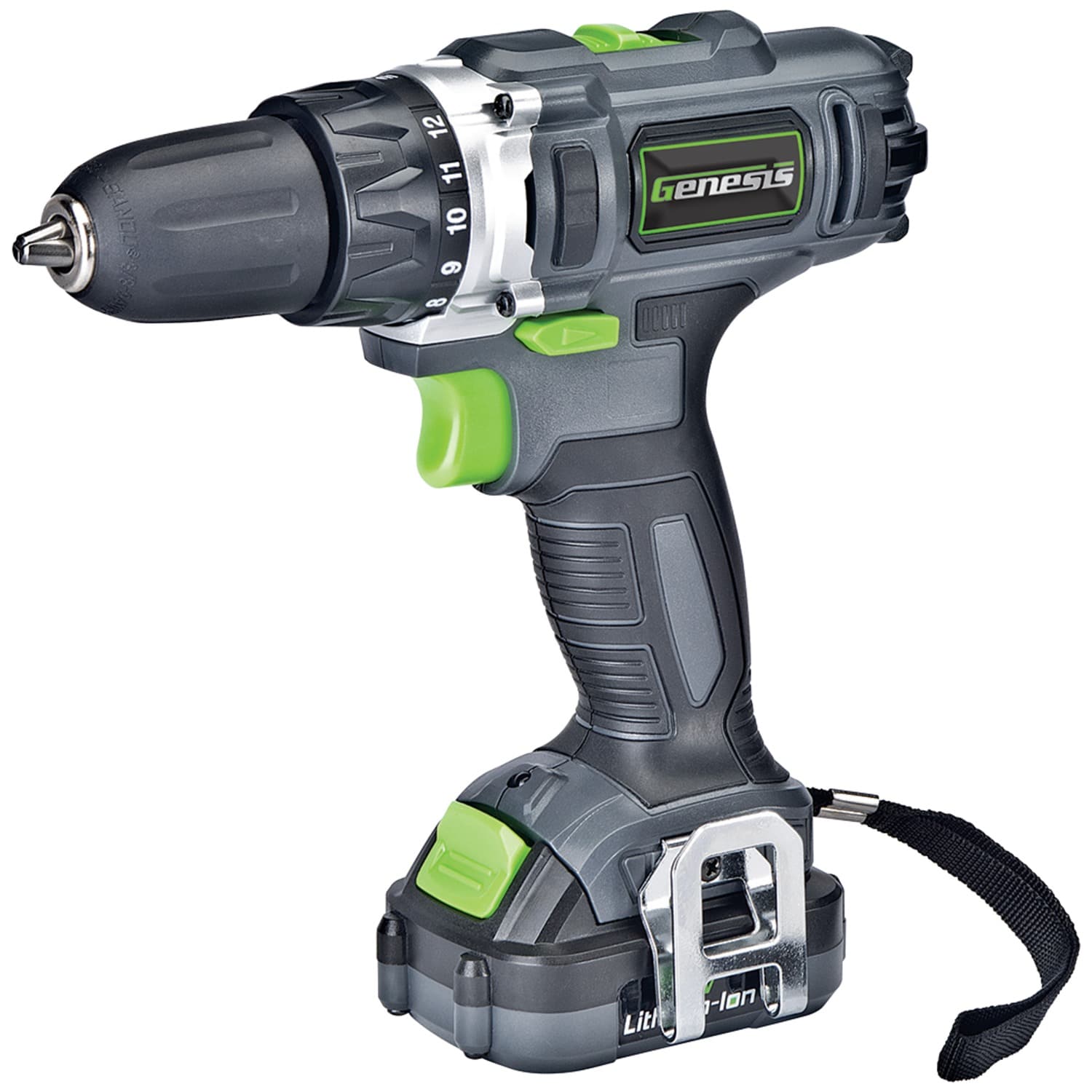 Genesis 12-Volt Cordless Li-Ion 2-Speed Drill/Driver
