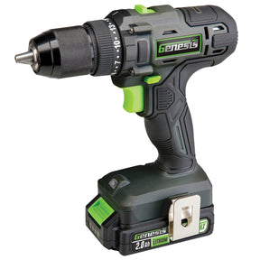 Genesis 20-Volt Cordless Li-Ion 2-Speed 1/2-In. Drill Driver, GLCD2012B
