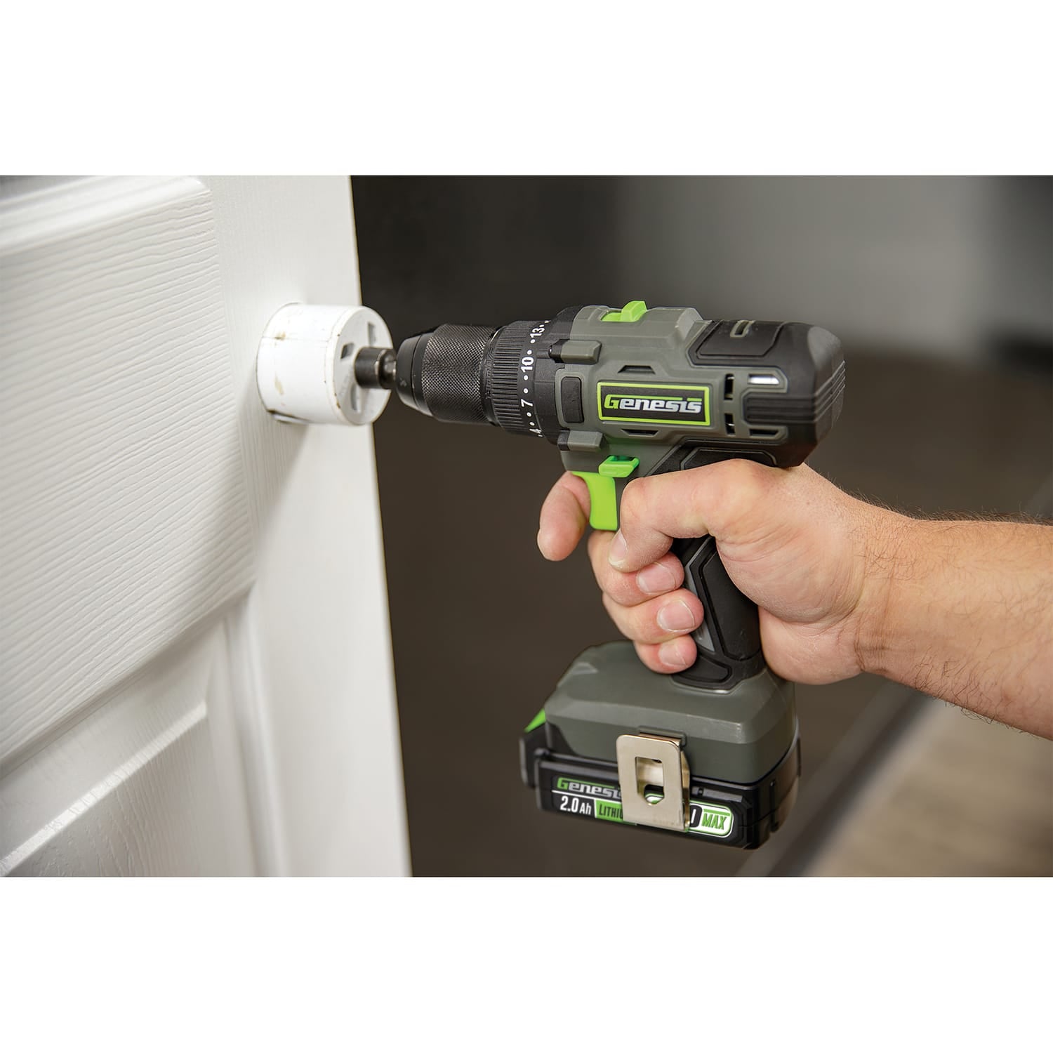 Genesis 20-Volt Cordless Li-Ion 2-Speed 1/2-In. Drill Driver, GLCD2012B