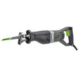 Genesis 10-Amp Corded Variable-Speed Reciprocating Saw with 1-1/8 In. Stroke Length, Tool-less Blade Clamp, Adjustable Pivoting Shoe, and 2 Blades