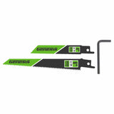 Genesis 10-Amp Corded Variable-Speed Reciprocating Saw with 1-1/8 In. Stroke Length, Tool-less Blade Clamp, Adjustable Pivoting Shoe, and 2 Blades