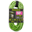 PowerSmith 1-Outlet 15-Amp 3-Prong Grounded Heavy-Duty Rubber-Jacket Outdoor Locking Extension Cord, 12-Gauge with Lighted Straight Plug, 50 Ft.