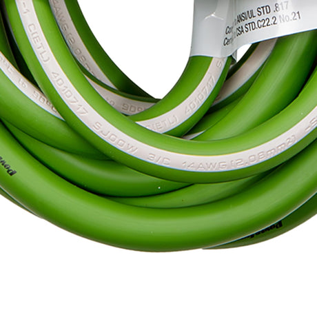 PowerSmith 1-Outlet 15-Amp 3-Prong Grounded Medium-Duty Rubber-Jacket Outdoor Locking Extension Cord, 14-Gauge with Lighted Straight Plug, 25 Ft.