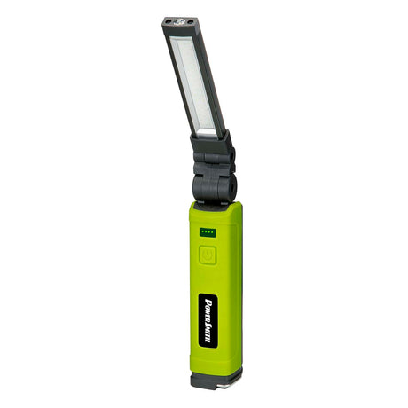 PowerSmith LED 600-Lumen Rechargeable Foldable Inspection Light with UV, 3 Modes, Hang Hook, Magnetic Base, Mounting Clamp, Sealed Switch, IP43