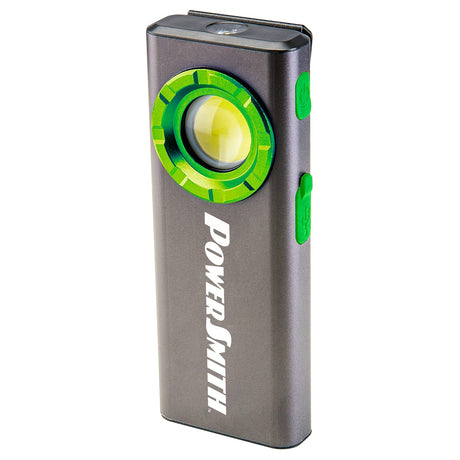 PowerSmith LED 1200-Lumen Rechargeable Pocket Flood/Spotlight, Waterproof, Magnetic Base, Metal Pocket Clip with Magnet, up to 164-Ft. Beam Distance