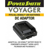 PowerSmith Voyager DC Battery Adapter for 20-Volt DEWALT Battery Pack