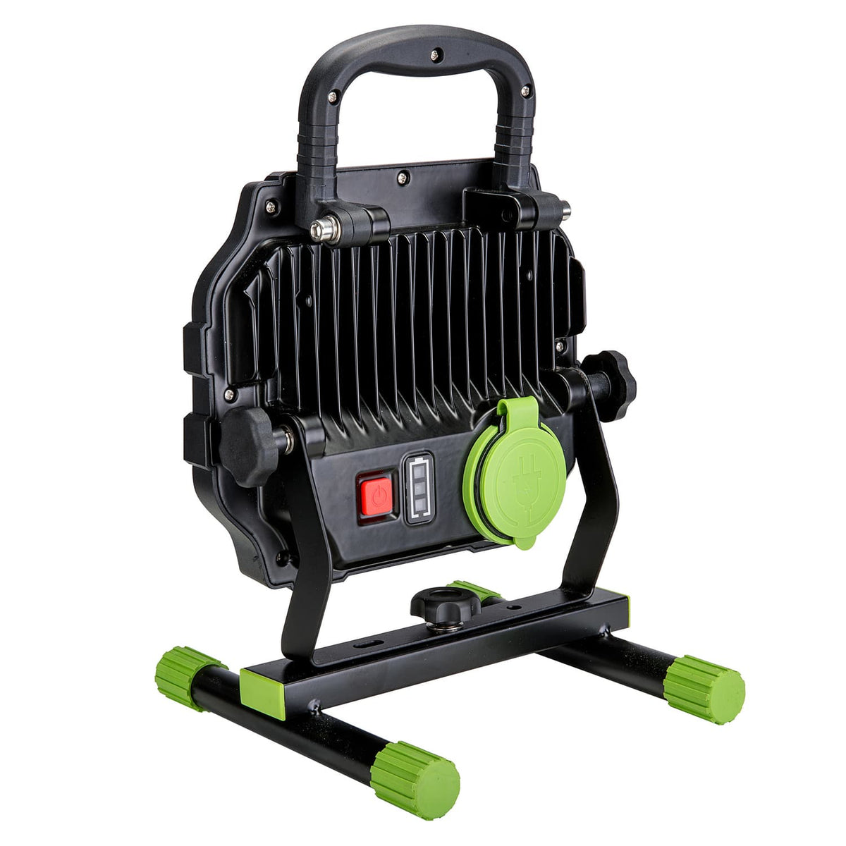 PowerSmith LED 5000/1000-Lumen Hybrid AC/DC Work Light with Impact-Resistant Glass Lens, Sealed Switch, Indoor/Outdoor, 5-Ft. Extension Cord