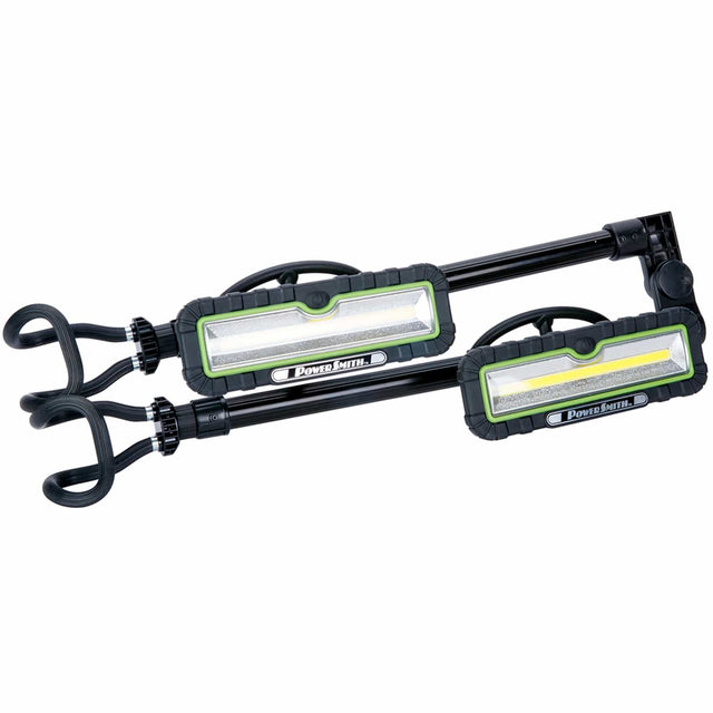 PowerSmith 2400-Lumen Dual-Head LED Rechargeable Underhood Light with Expandable Hood Bracket