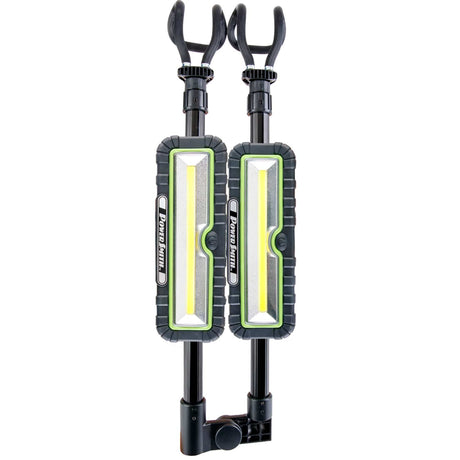 PowerSmith 2400-Lumen Dual-Head LED Rechargeable Underhood Light with Expandable Hood Bracket