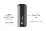 Netgear Nighthawk RS600 Tri-Band WiFi 7 Router, 18Gbps, 3300 sq.ft. Coverage, 150 Devices, 10 Gig Port - Certified Refurbished