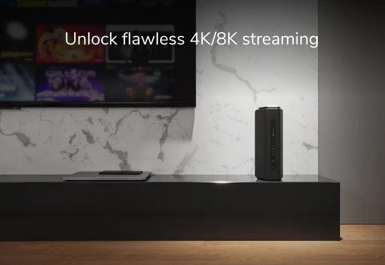 Netgear Nighthawk RS600 Tri-Band WiFi 7 Router, 18Gbps, 3300 sq.ft. Coverage, 150 Devices, 10 Gig Port - Certified Refurbished