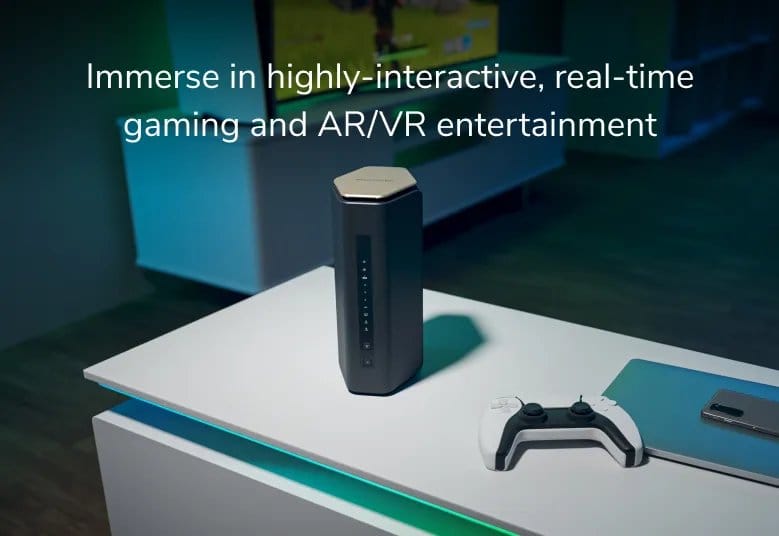 Netgear Nighthawk RS600 Tri-Band WiFi 7 Router, 18Gbps, 3300 sq.ft. Coverage, 150 Devices, 10 Gig Port - Certified Refurbished