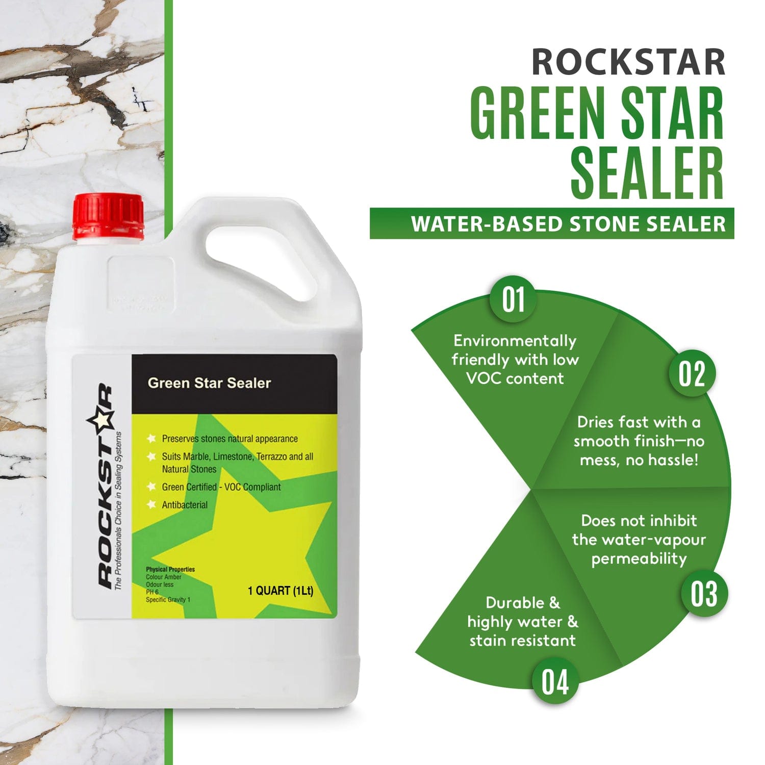 Rockstar Green Star Sealer, 1 Liter