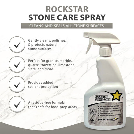 Rockstar Stone Care Spray, 750 mL Spray Bottle